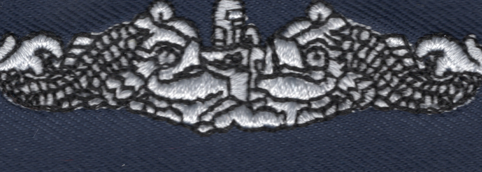Silver Dolphins Rectangle Small Patch