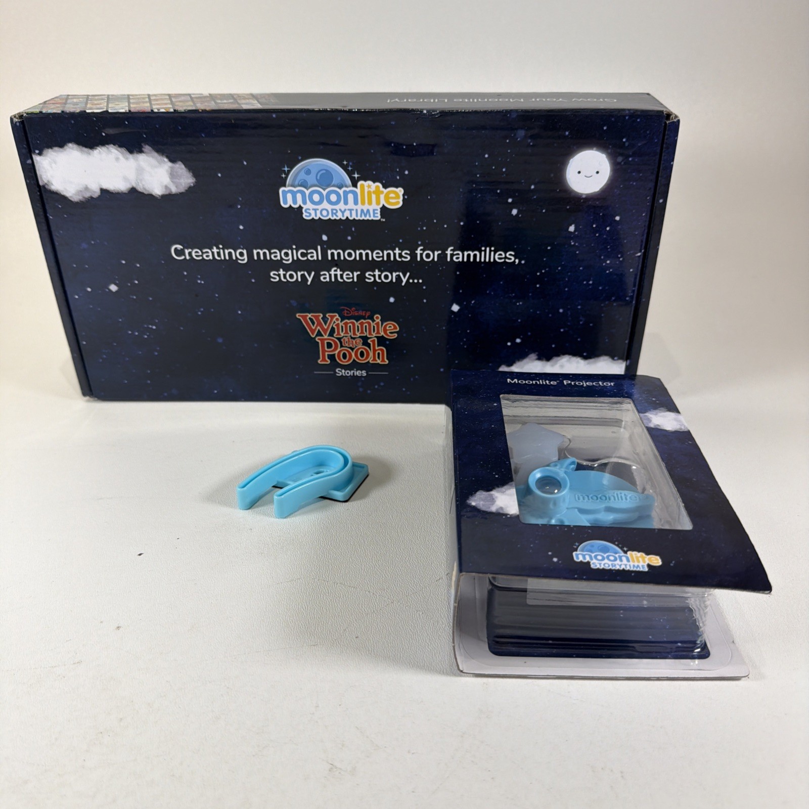 Winnie The Pooh Moonlite Storytime Digital Story Mini Projector 6 total stories