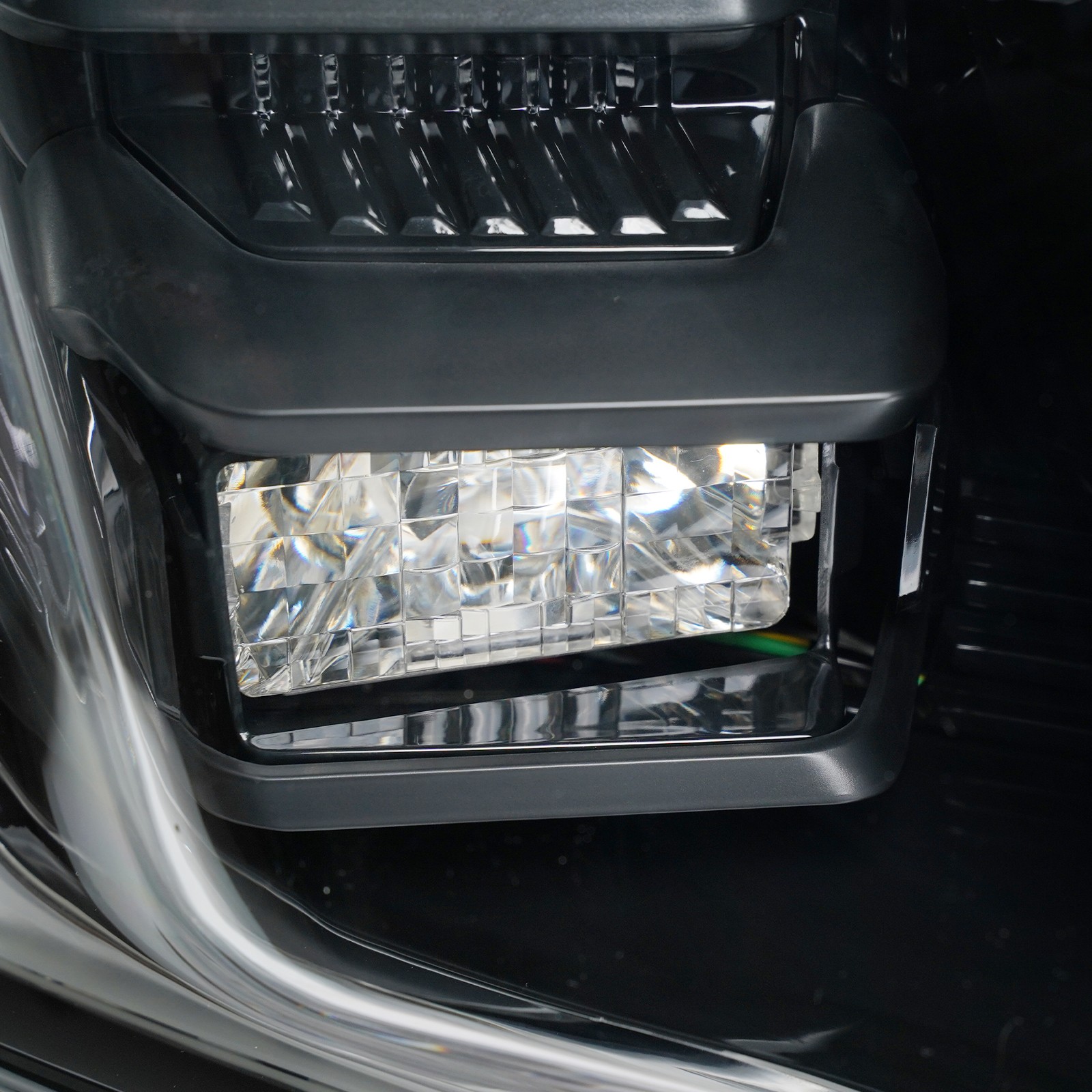 Halogen Upgrade LED Headlight For 2018-2021 Ford Expedition Black Projector Pair