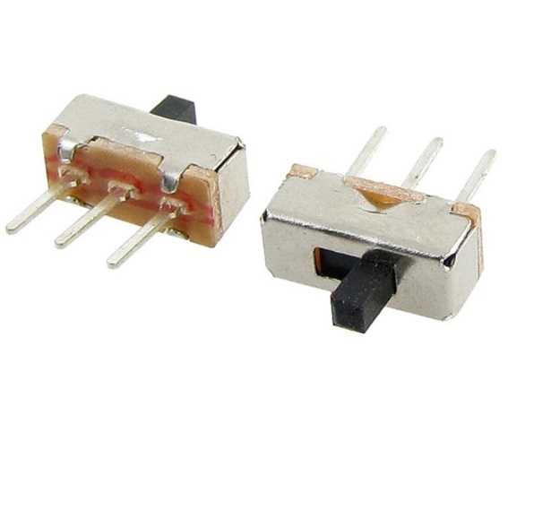 5Pcs SS12D00G3 2 Position SPDT 1P2T 3 Pin PCB Panel Mini Vertical Slide Switch