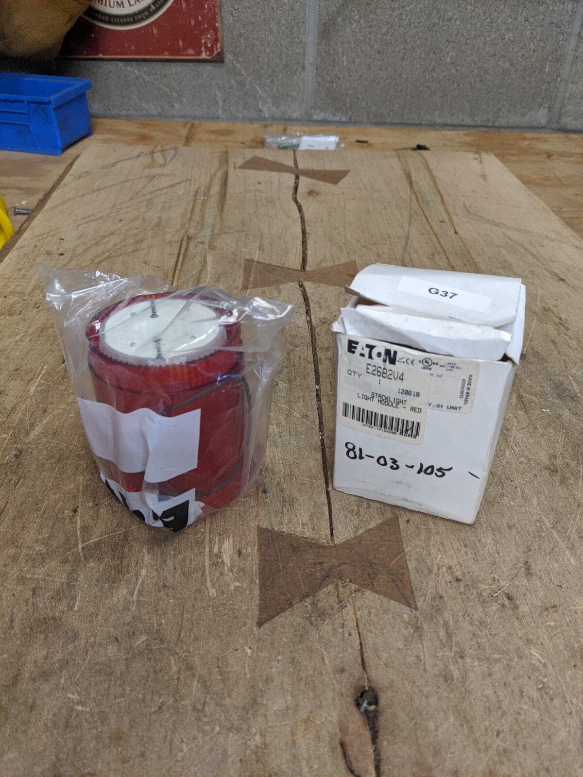 Eaton NSB E26B2V4 Light Incandescent Light Module 120V Red NEMA 4, 4X-13