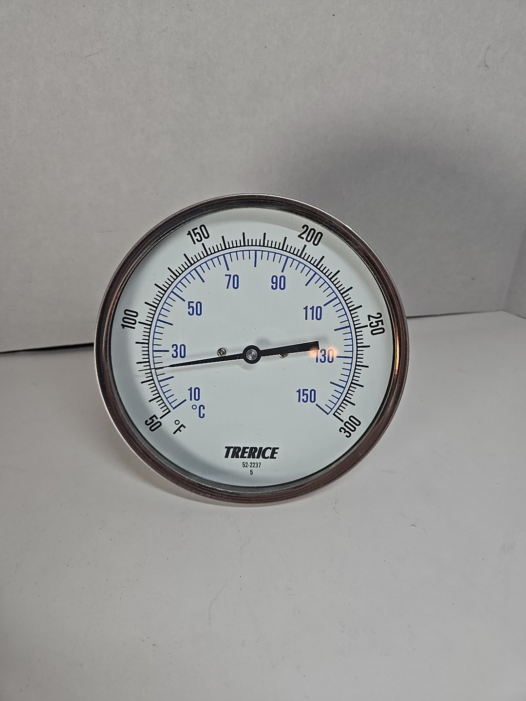 Trerice 52-2237 Thermometer 50-300°F 10-150°C 5" Dial Adjustable Angle New