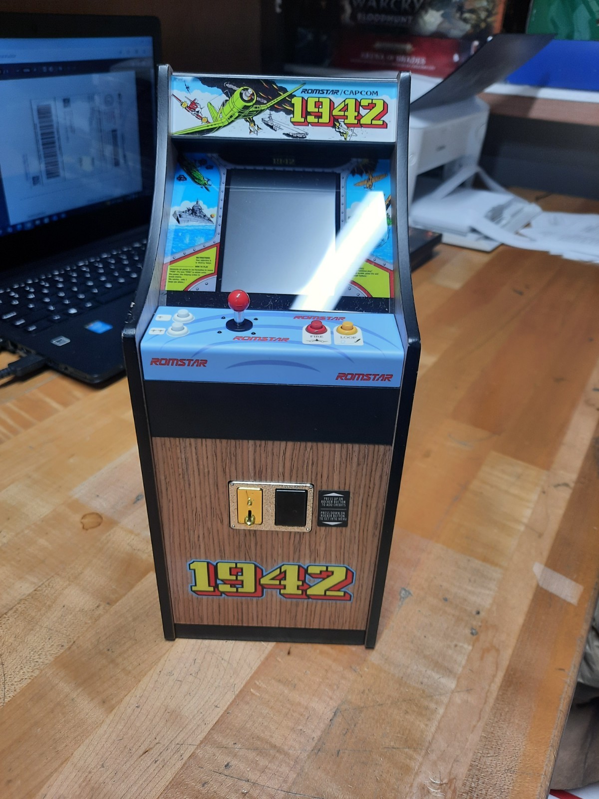 New Wave Toys 1942 Limited Edition Mini Arcade Accurate Replica 1:6 scale