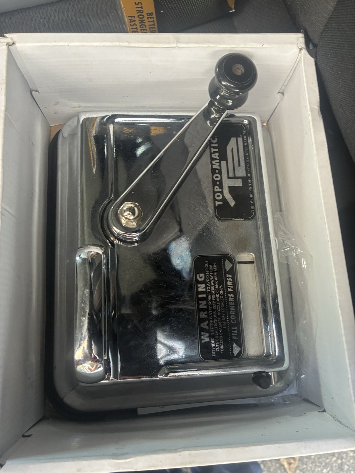 Top-O-Matic T2 Cigarette Rolling Machine in box