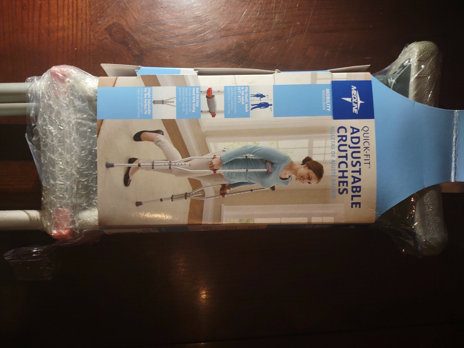 Medline Adjustable Crutches