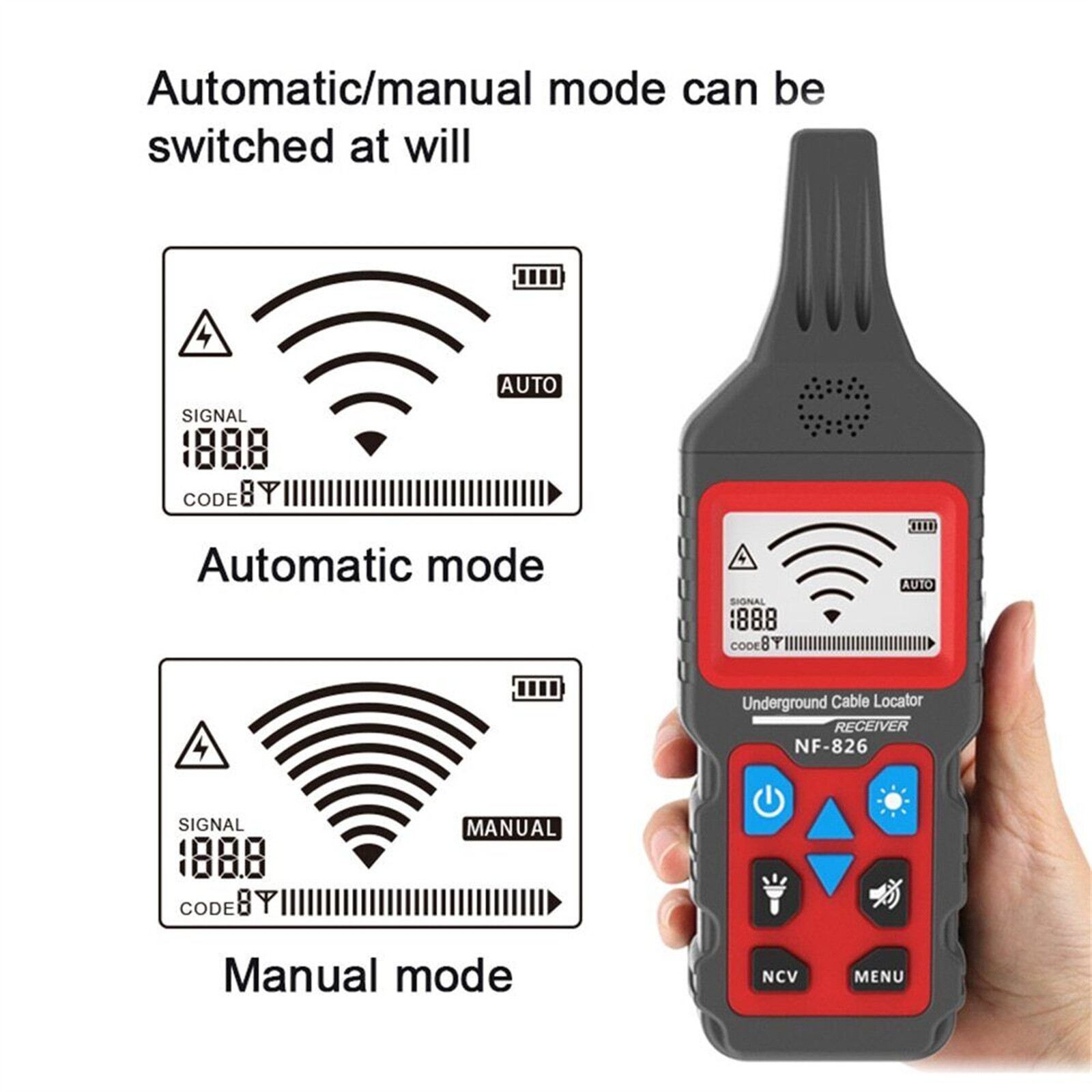 NF-826 Underground Cable Tester*1 Electrical Locator Wire Tracker Detection Wall
