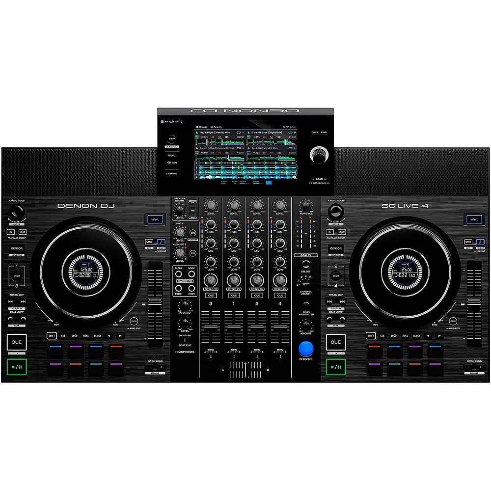 Denon DJ SC Live 4 4Deck Standalone DJ Controller