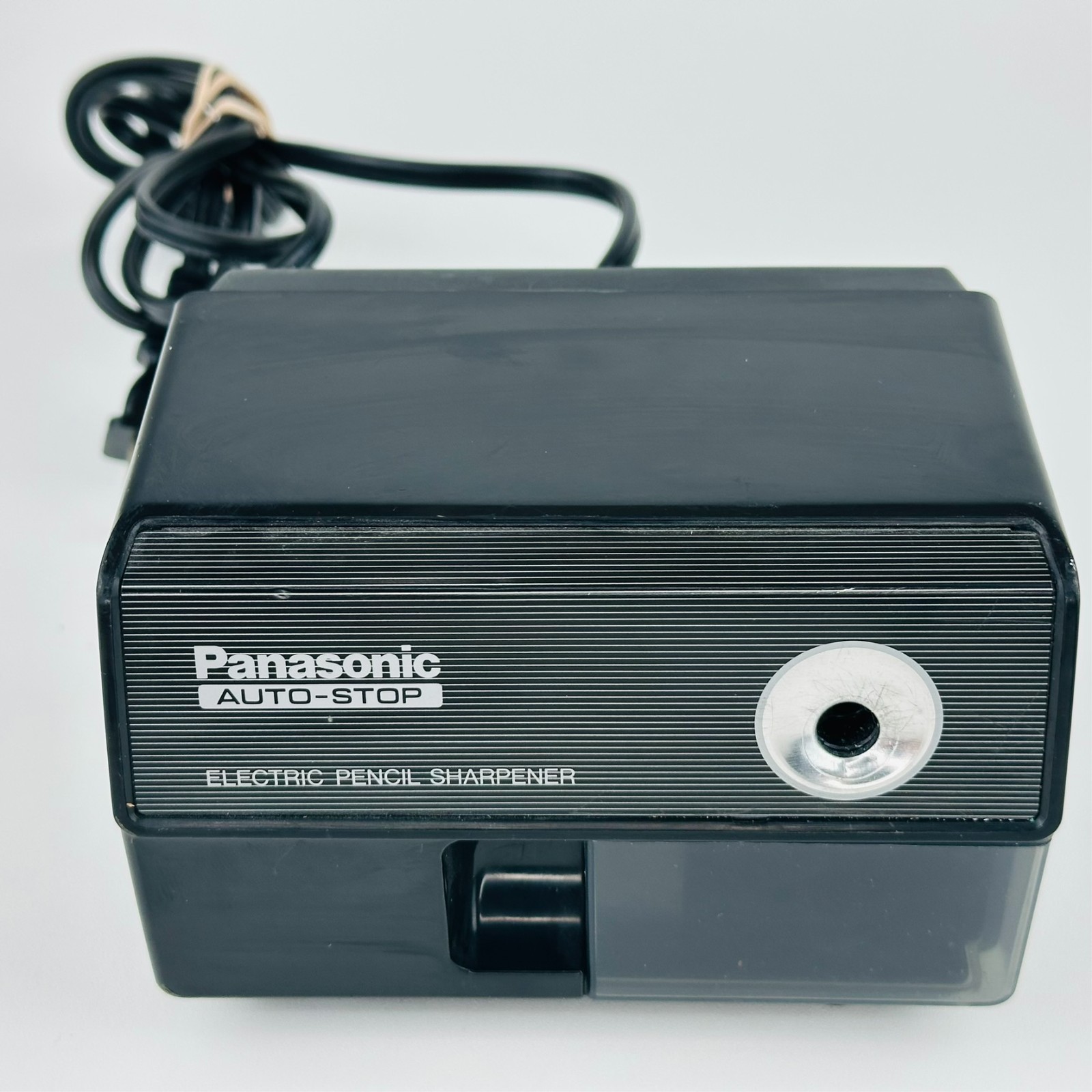 Panasonic KP-110 Auto Stop Black Electric Pencil Sharpener, Tested and Working