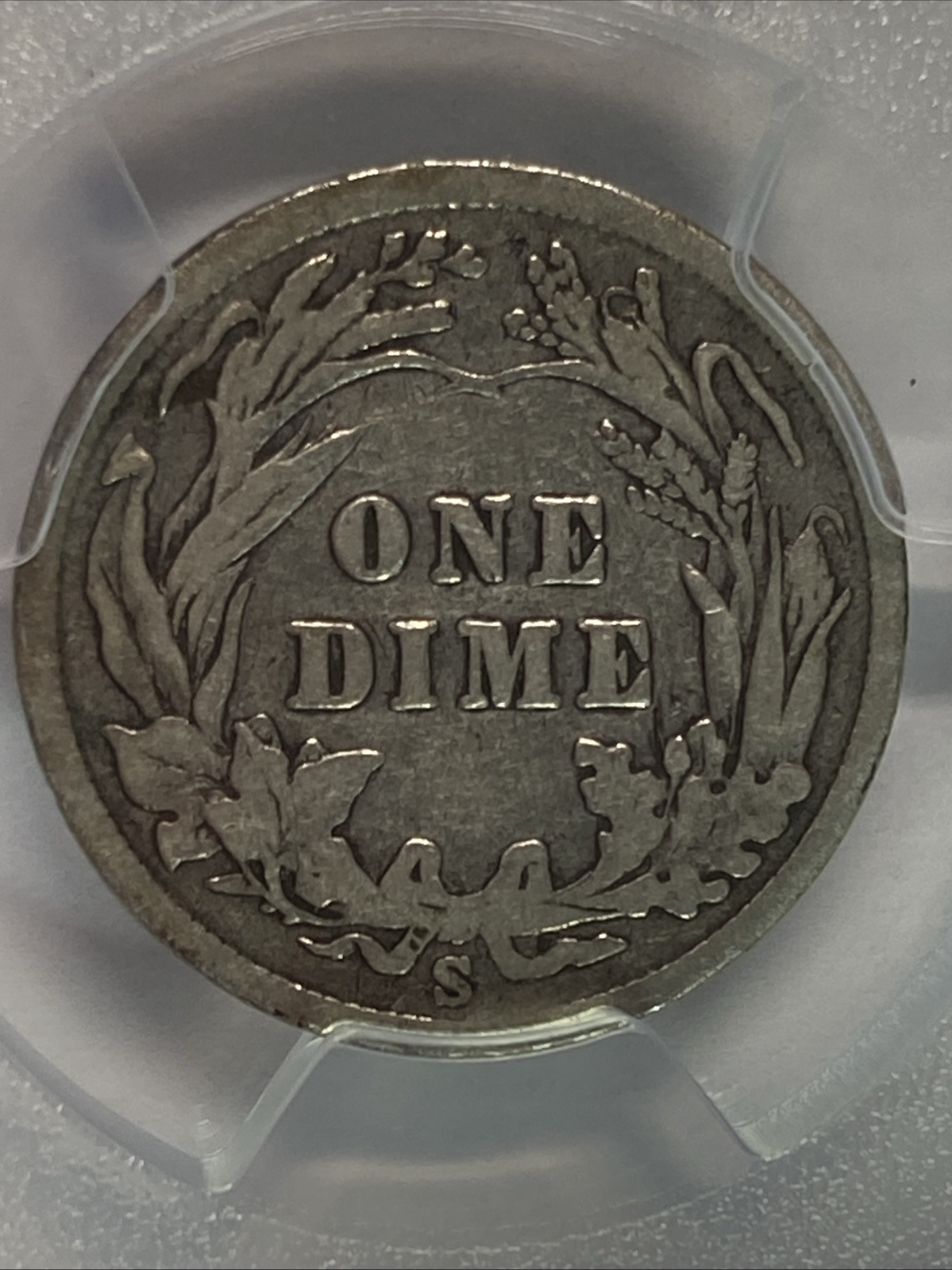 1904-S Barber Dime PCGS F12