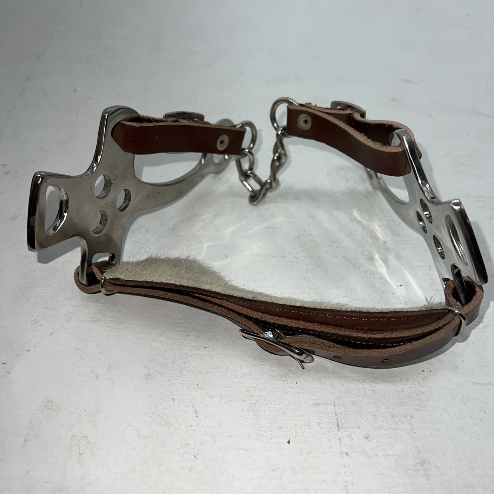New Tough 1 Fleece Lined Silver Hackamore #25131 U-4
