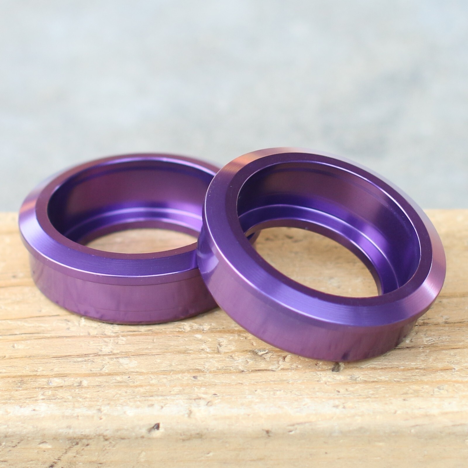 THEORY BMX AMERICAN BOTTOM BRACKET CUPS PURPLE FOR SEALED BEARINGS BIKE BB CUP