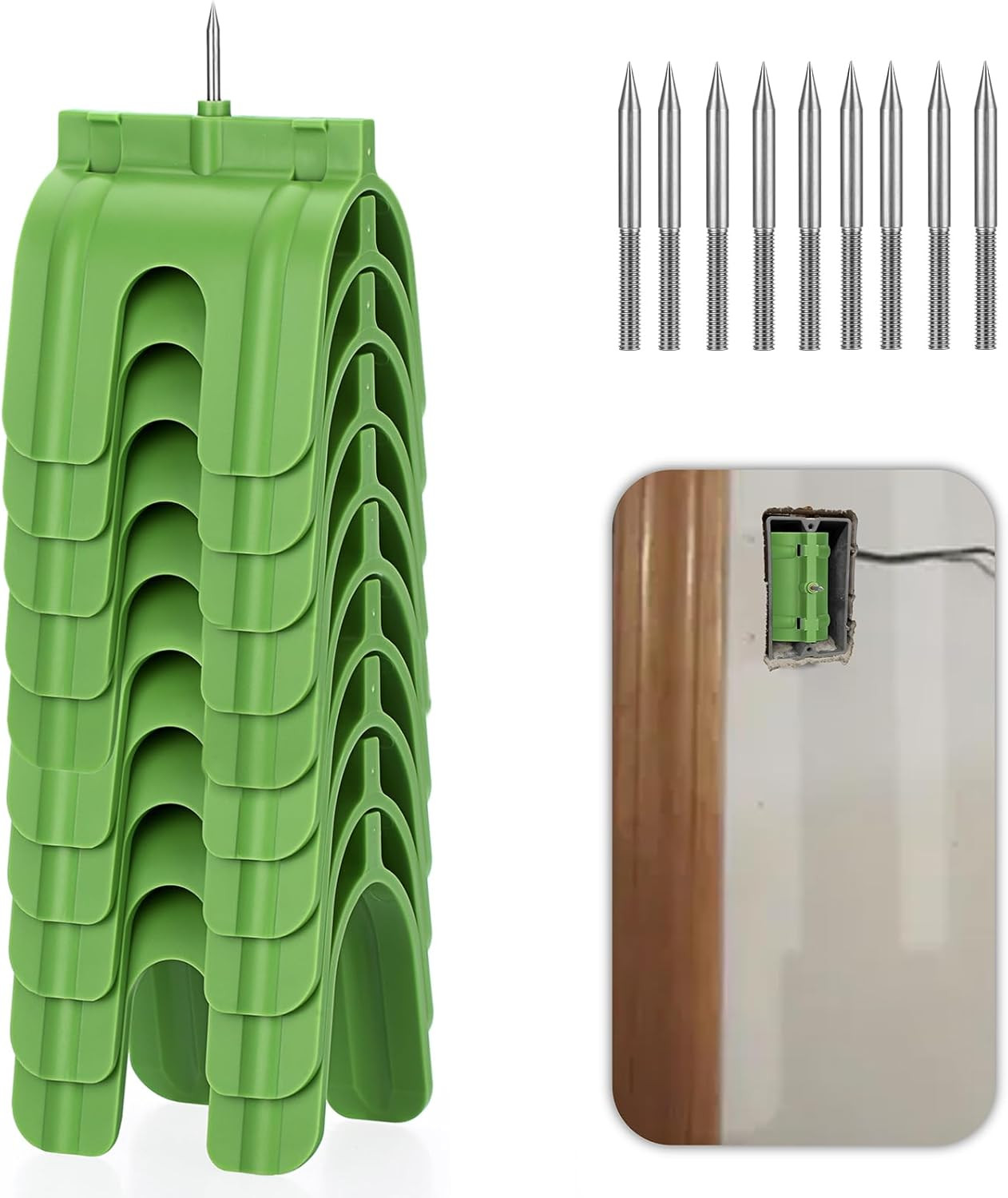 10 Packs Outlet Marker for Drywall Installation, Drywall Marking Tool for Electr