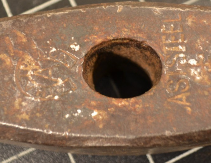 ATHA - 4# - DRILLING HAMMER HEAD - NICE MARKINGS - VERY GOOD CONDITION