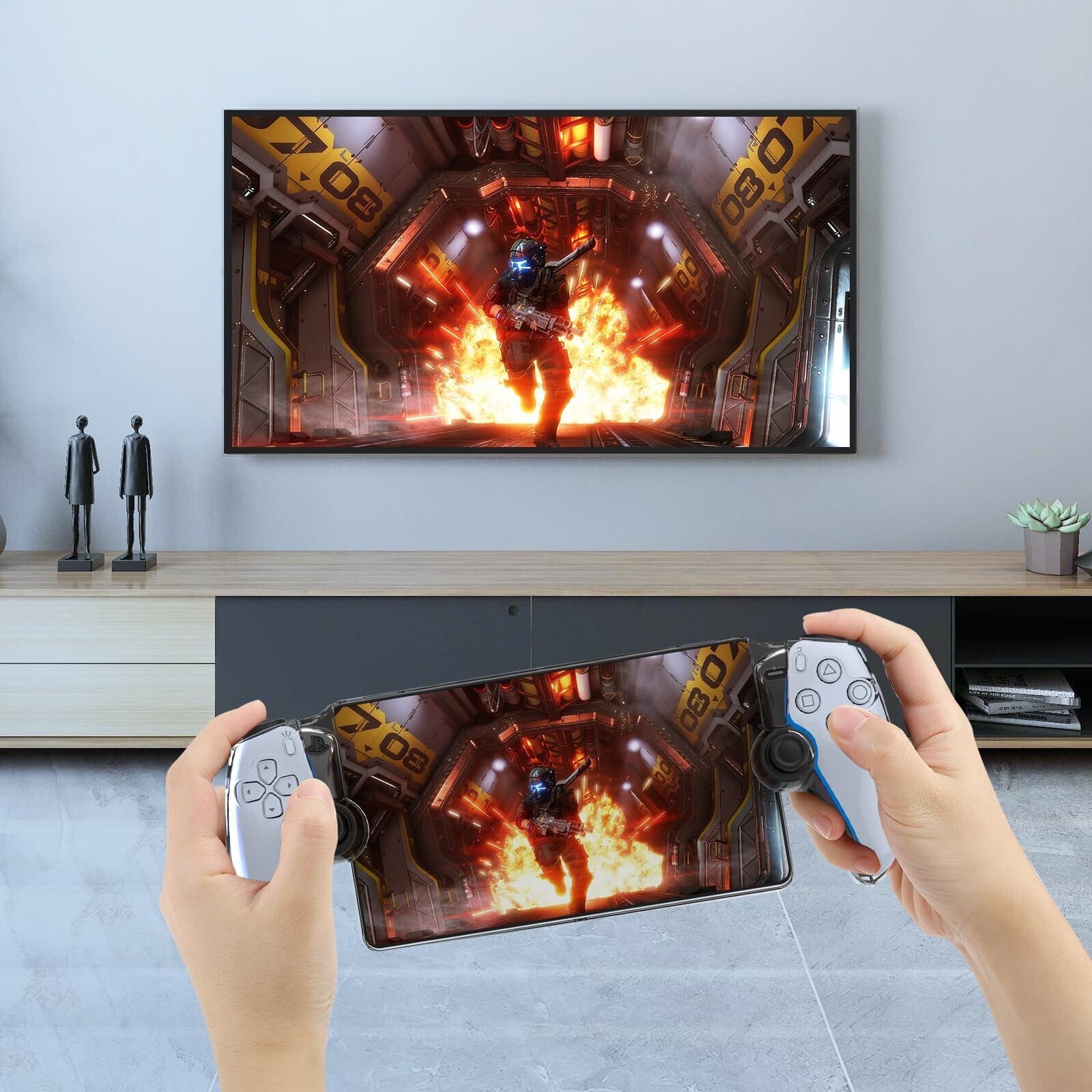 HEYSTOP Carrying Case for PlayStation Portal Remote Player Screen Protector 💯