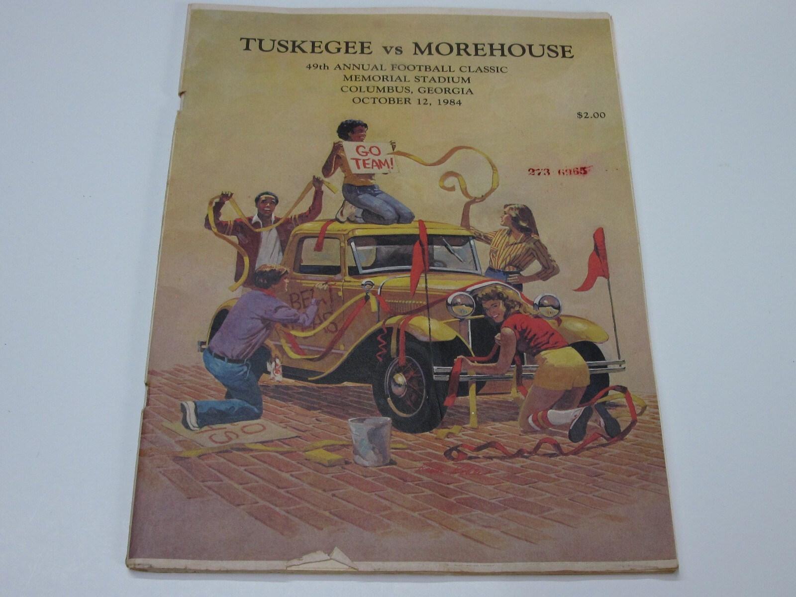 Tuskegee vs Morehouse 49th Annual Football Classic Program 1984 Columbus, GA