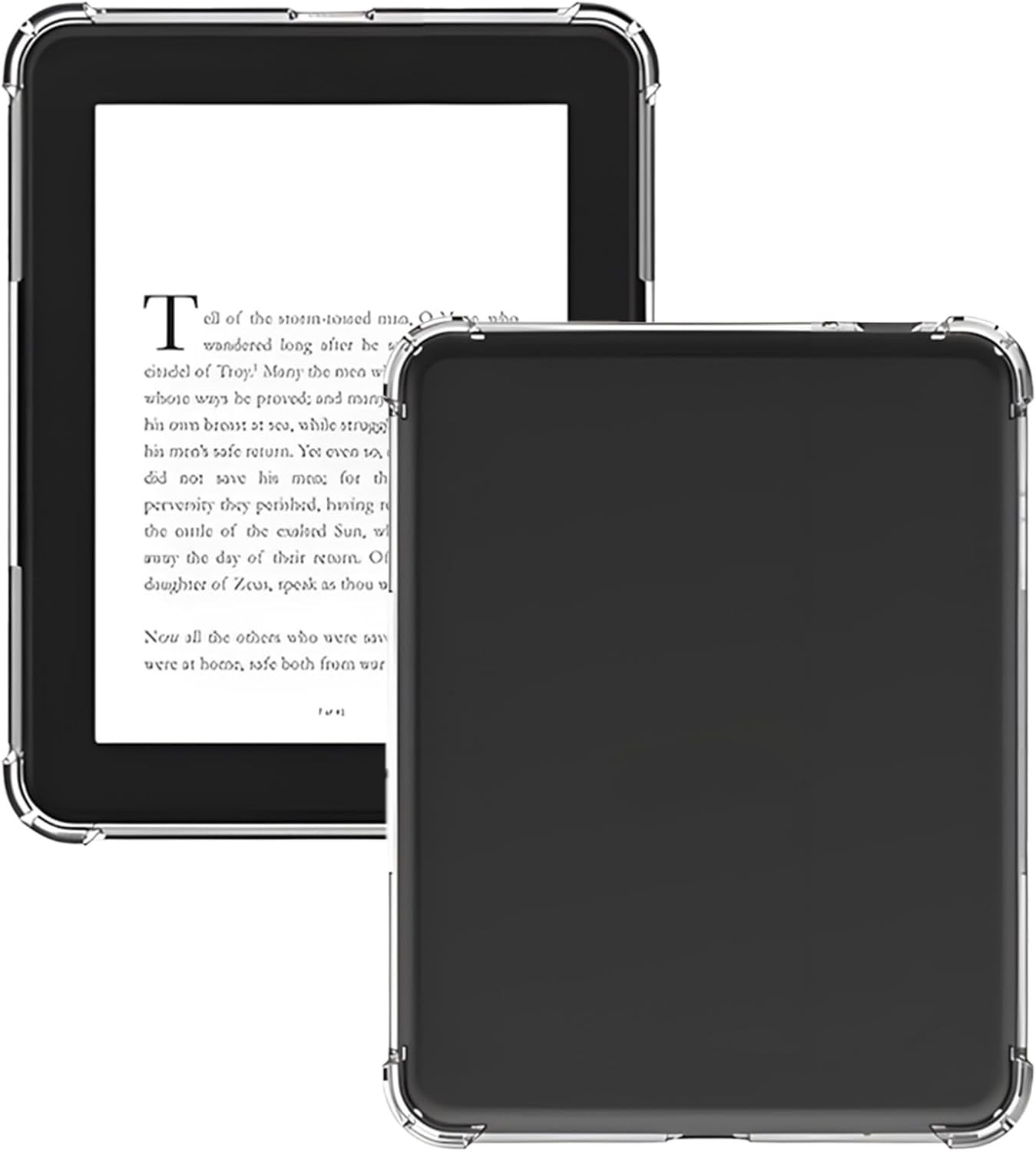 for Nook Glowlight 4/4E Tablet Case 6 Inch, Transparent Protective Flexible TPU