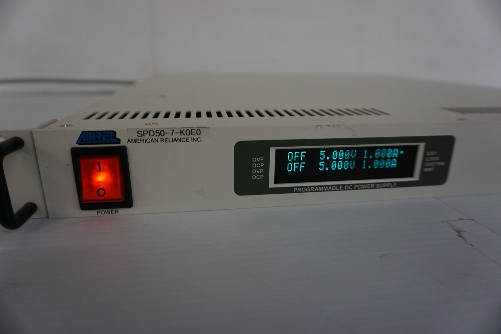^^ AMREL SPD-50-7-K0E0 PROGRAMMABLE DC POWER UNIT (JGL4)