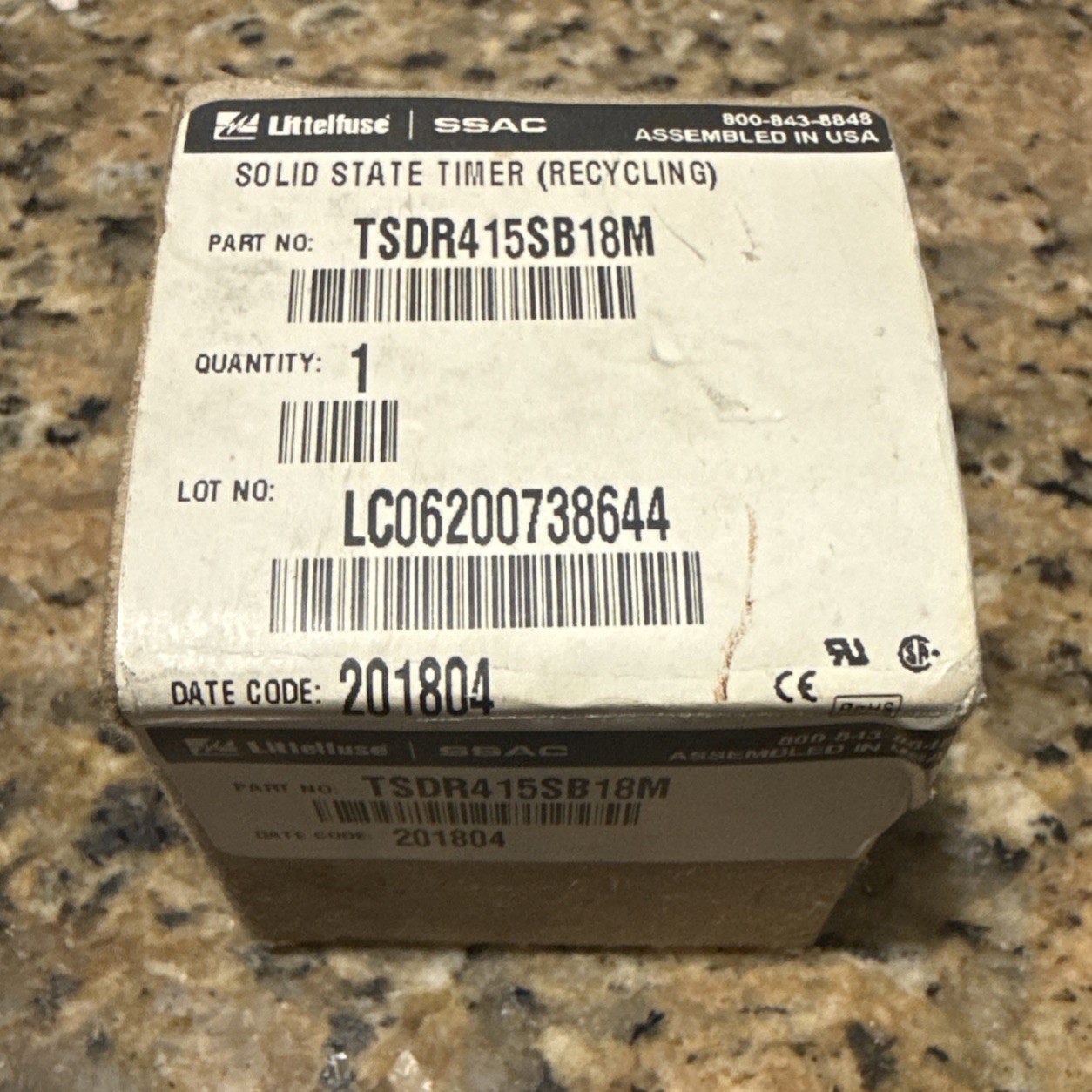 Follett Ice - Solid State Timer (Recycling) - Part No. TSDR415SB18M