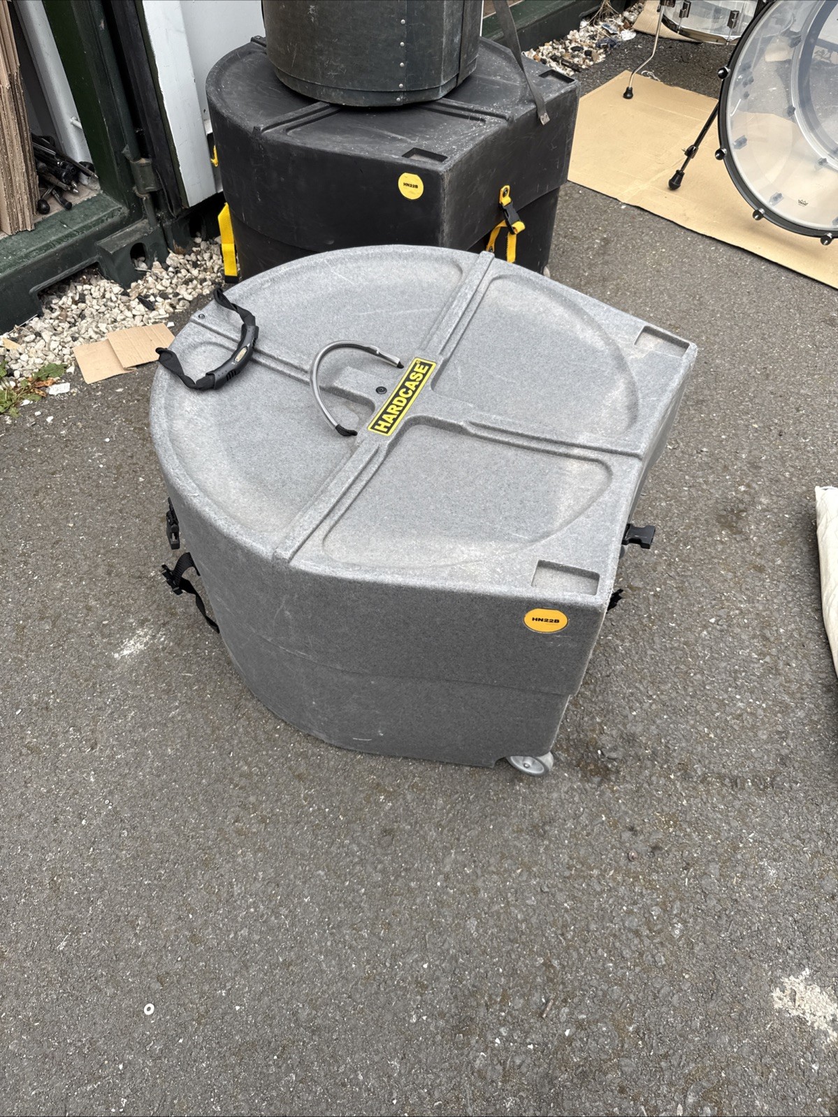 22” Hardcase Bass Drum Case. Wheels. Free P&P