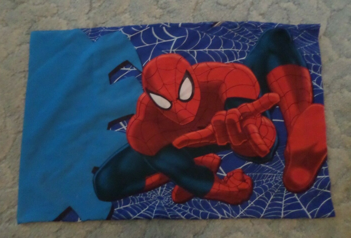 SPIDERMAN SUPERHERO STANDARD PILLOWCASE MULTICOLORED
