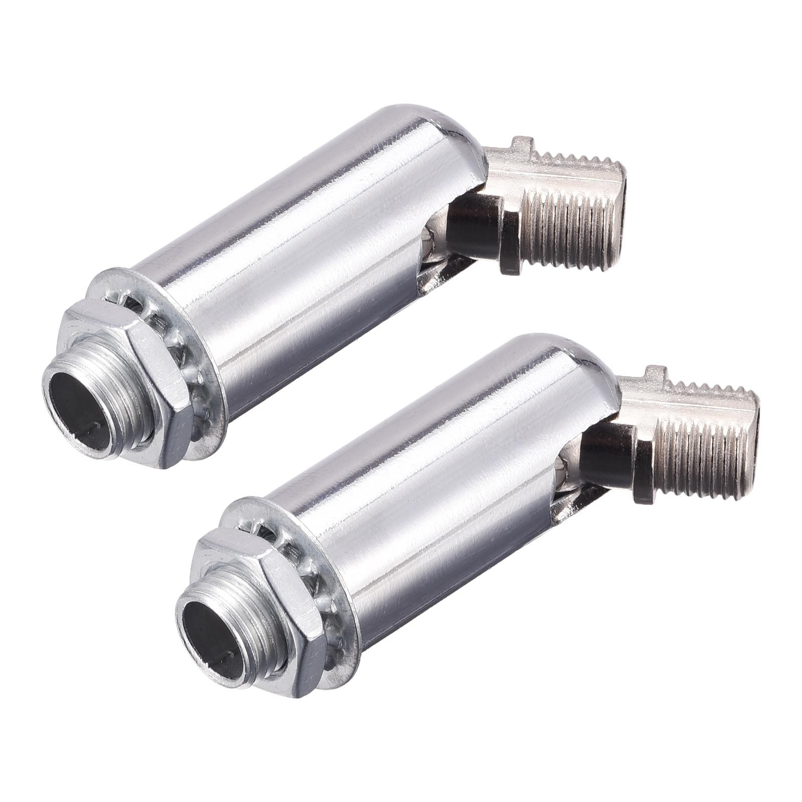 Sloped Ceiling Adapter 180 Degree Swivel M10 Thread for Chandelier Chrome 2Pcs