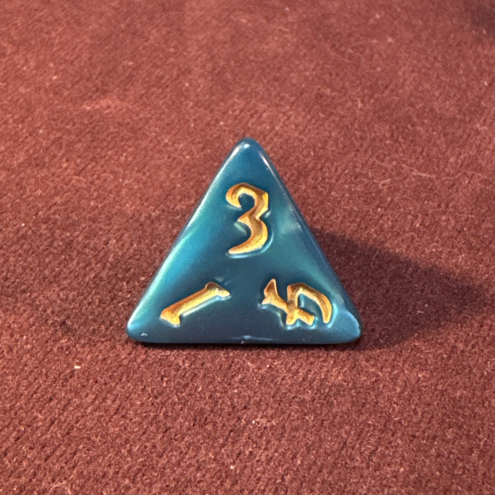 Turquoise Marbled 7-piece Acrylic Dice Set - RPG DND 3