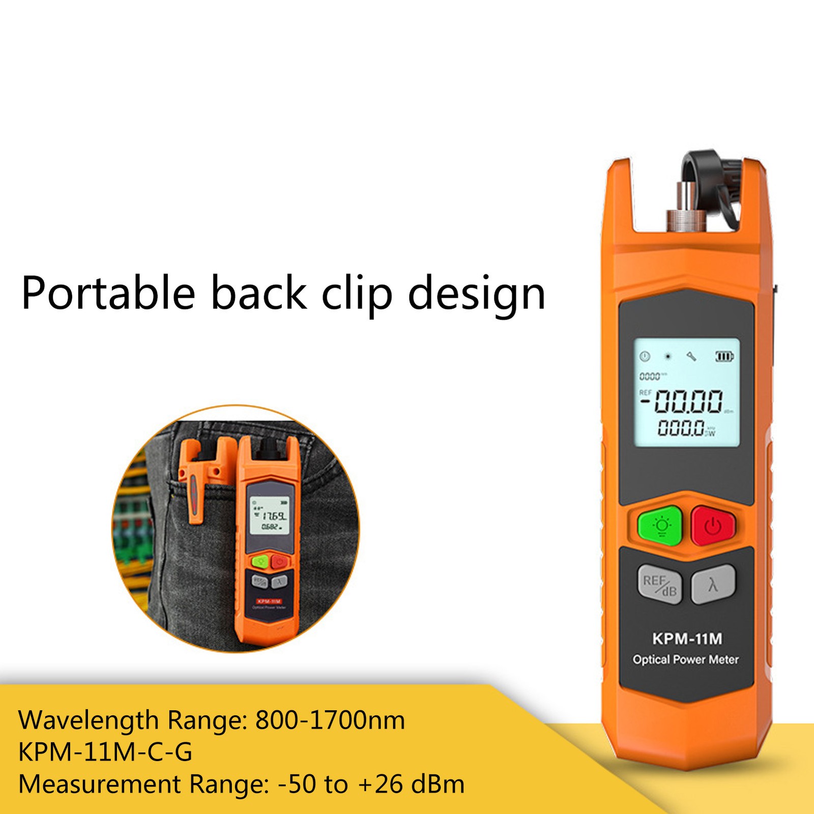 1 Fiber Optical Power Meter High Tester For Tech Professionals