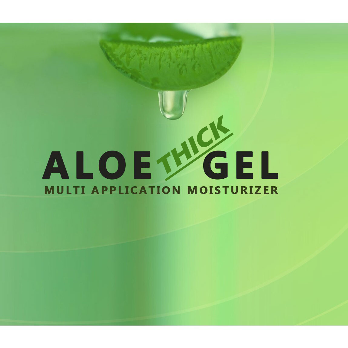 Pure Organic Aloe Vera Thick Gel Soothing Moisturizer Cream Anti Aging Skin Care