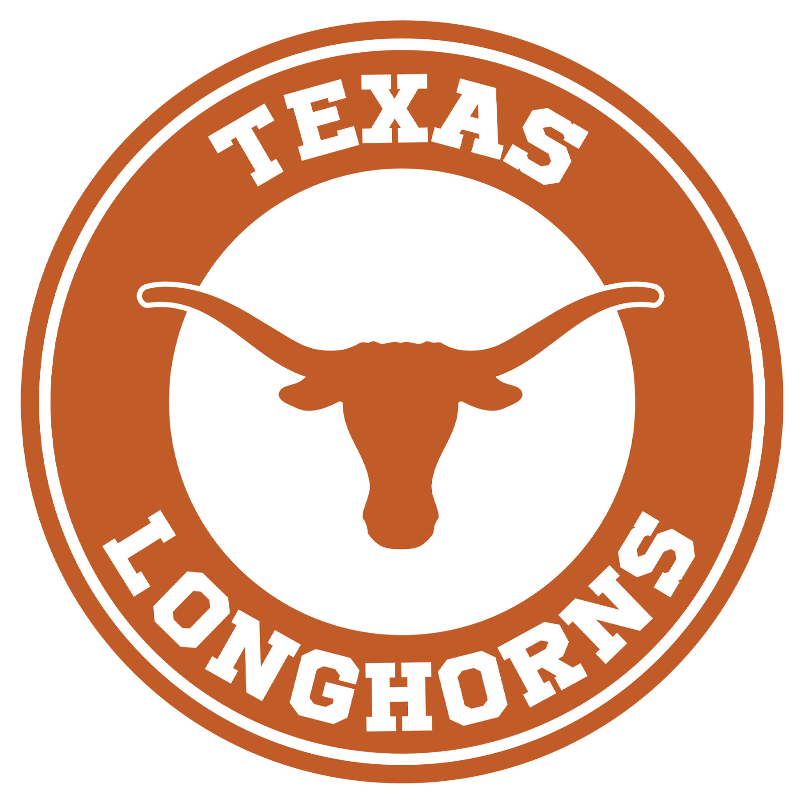 Texas Longhorns 3" Decal / FREE SHIPPING / Buy 2 Get 1 FREE
