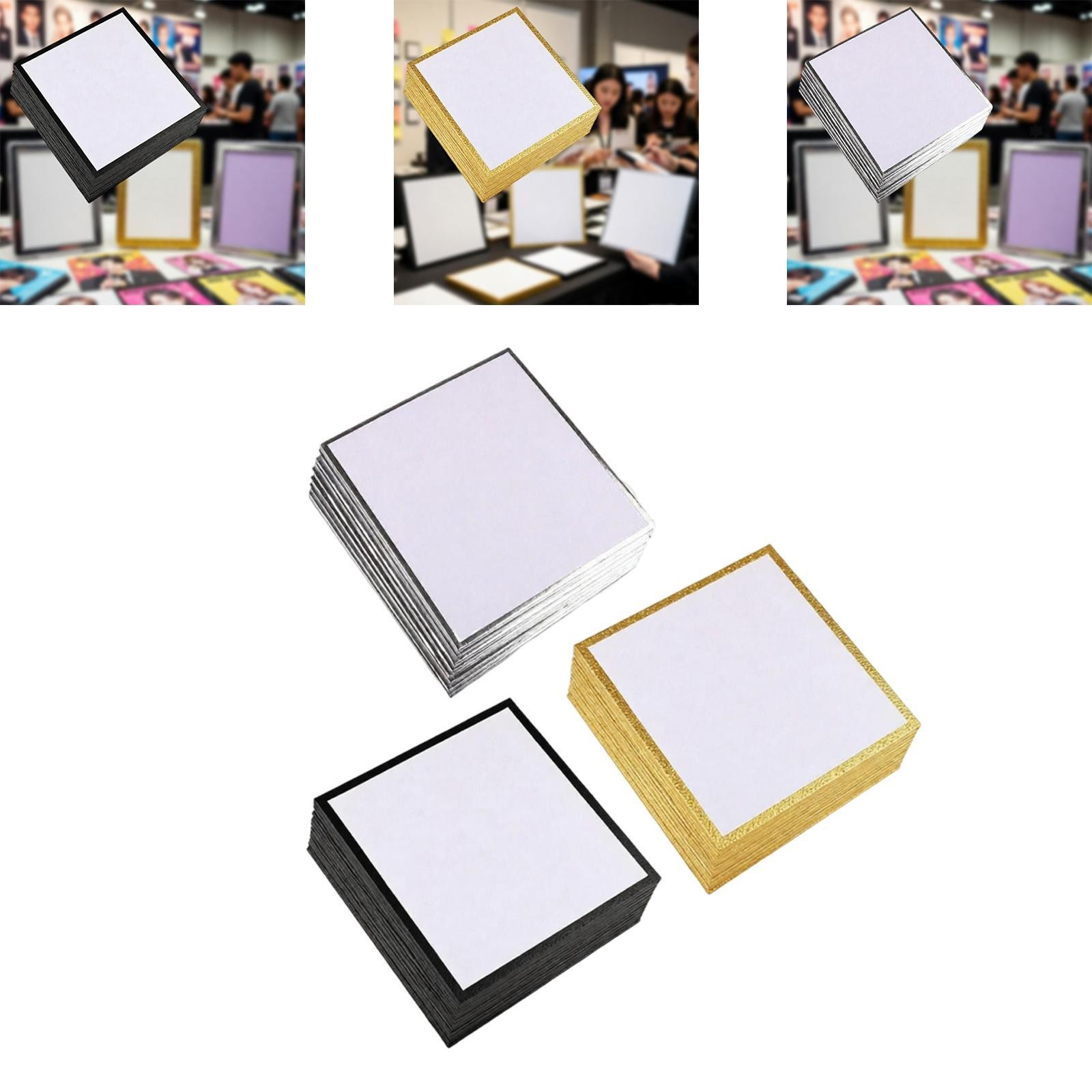 10 Pieces Shikishi Boards Autograph Board Compact Japanese Shikishi White Boards