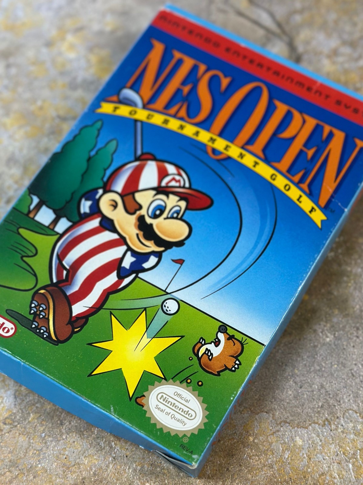 NES Open Tournament Golf Box - NES **EXCELLENT**