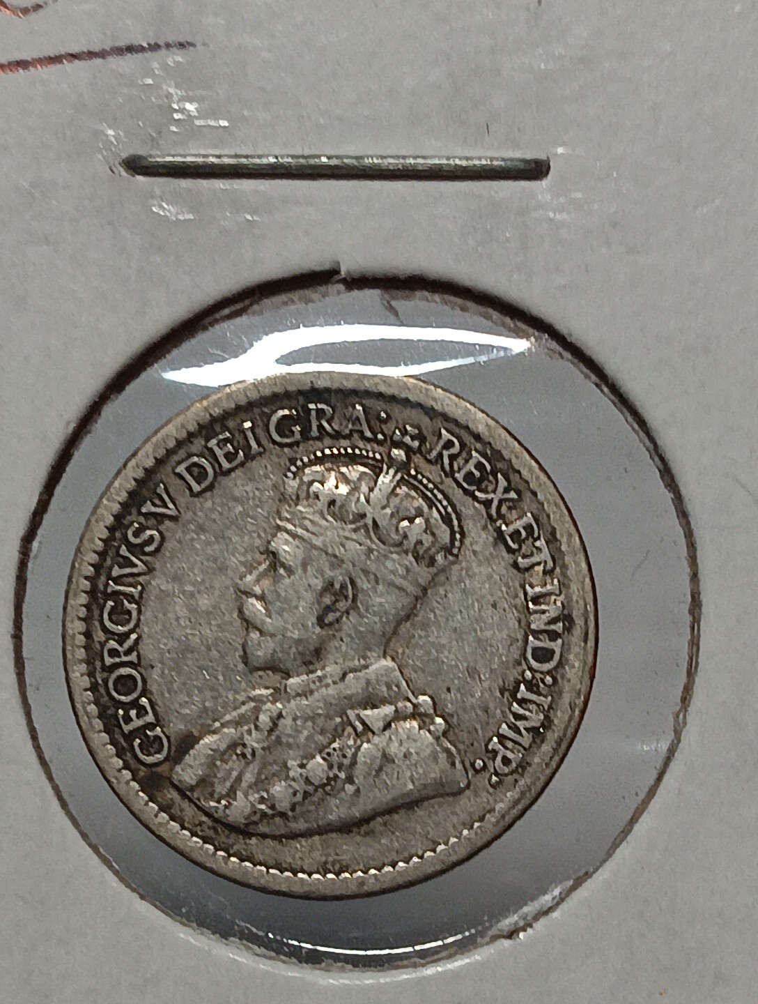 👉1920 CANADA  SILVER 5 CENTS  Xf Choice M/99