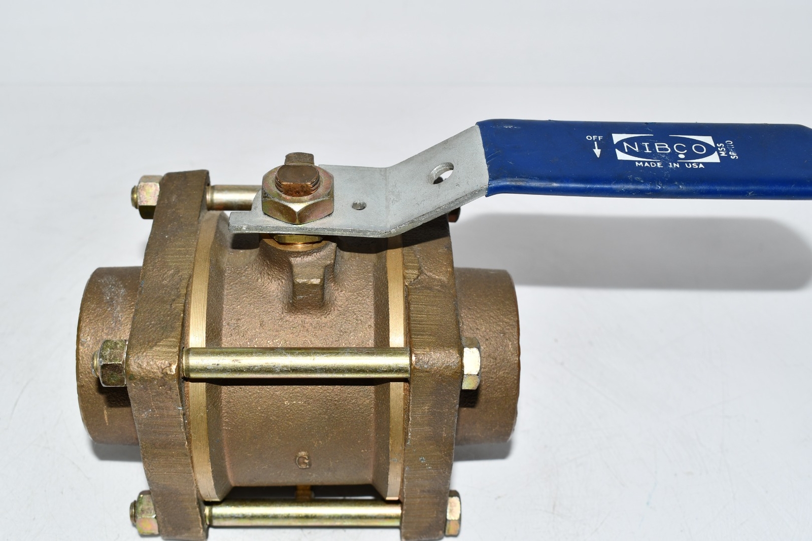 NEW Nibco 2 Pipe Full Port Bronze Ball shut off Valve 600 WOG solder joint