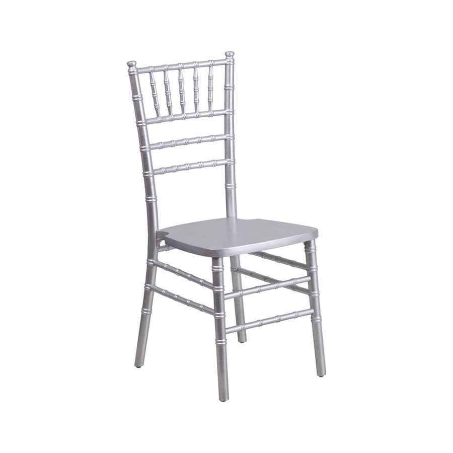 Flash Furniture Flash Elegance Silver Wood Chiavari Chair [XS-SILVER-GG]