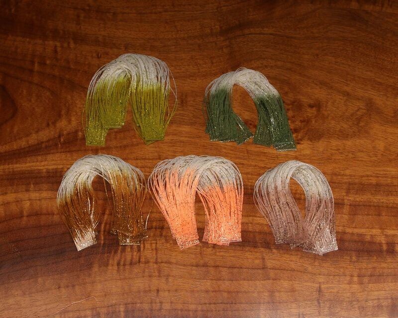 HARELINE SHRIMPY CRABBY SILICONE. RUBBER LEGS. FLY TYING, JIGS. BONEFISH. SALT.