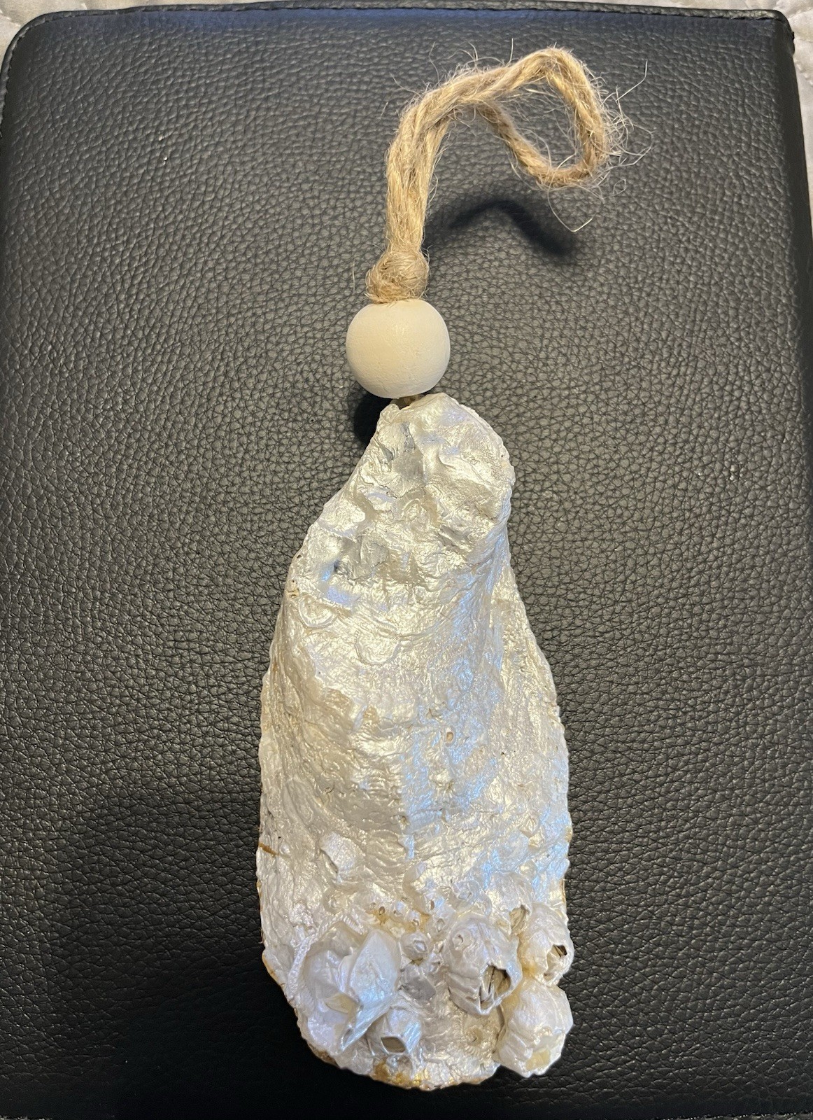 Decoupage Palm Tree On Oyster Shell Great For beach Theme