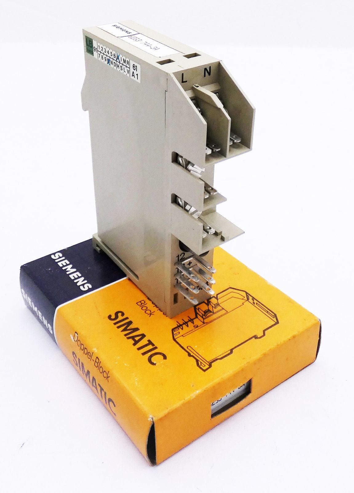 Siemens Simatic S3 6ES3 744-3A Double Block -Unused/Original Packaging-
