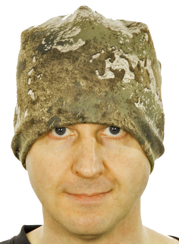 STRATA Camoflauge Warm Winter Hunting Hat revearsable BLAZE Orange fleece lined