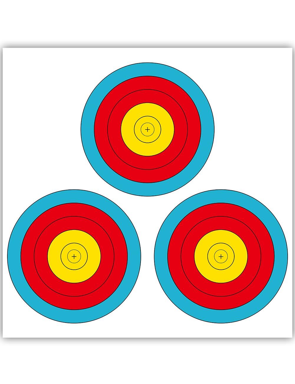 3 SPOT Vegas Targets Face 30pcs Archery Targets Official Vegas Paper Indoor &...