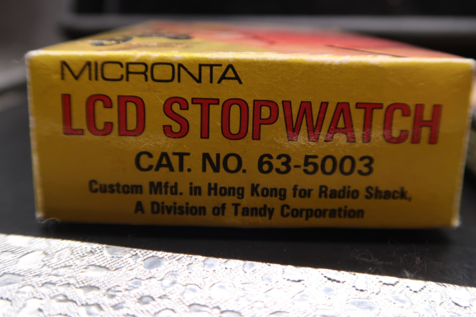 Micronta LCD Quartz Stopwatch Model 63-5003 w/Original Box NOS