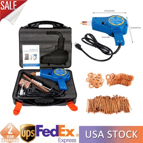 Auto Body Dent Repair Kit 110V 800VA Electric Stud Welder Gun with Puller Hammer