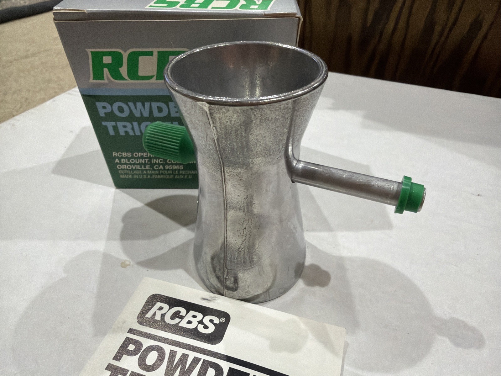 RCBS Powder Trickler-(09094) With instructions & Box Great Shape