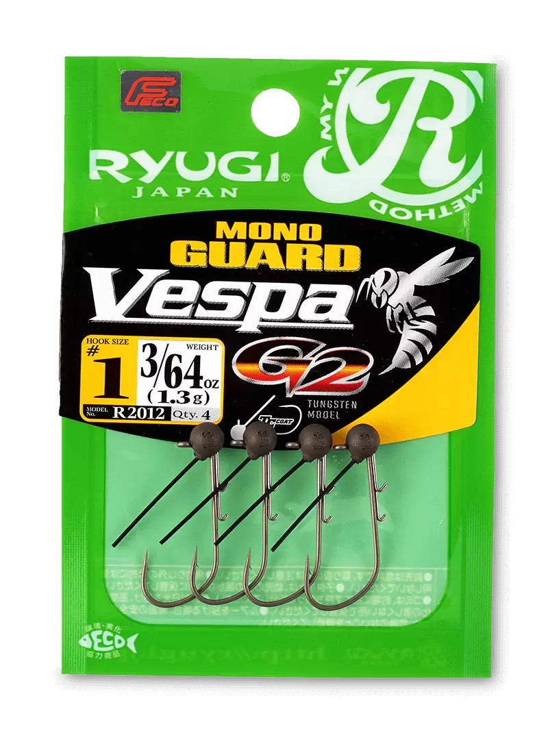 RYUGI MONO GUARD Vespa G2 R2012 bass fishing hook made in japan
