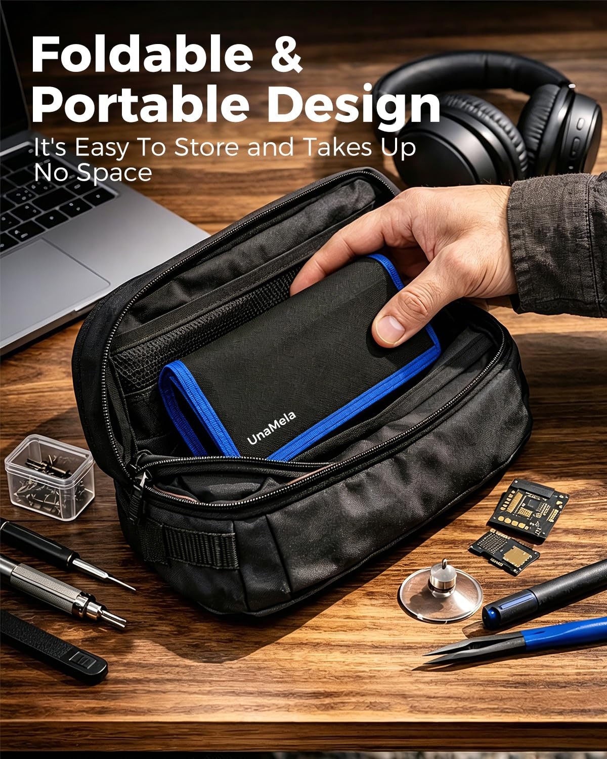 80 IN 1 Professional Computer Repair Tool Kit, Precision Small, Blue