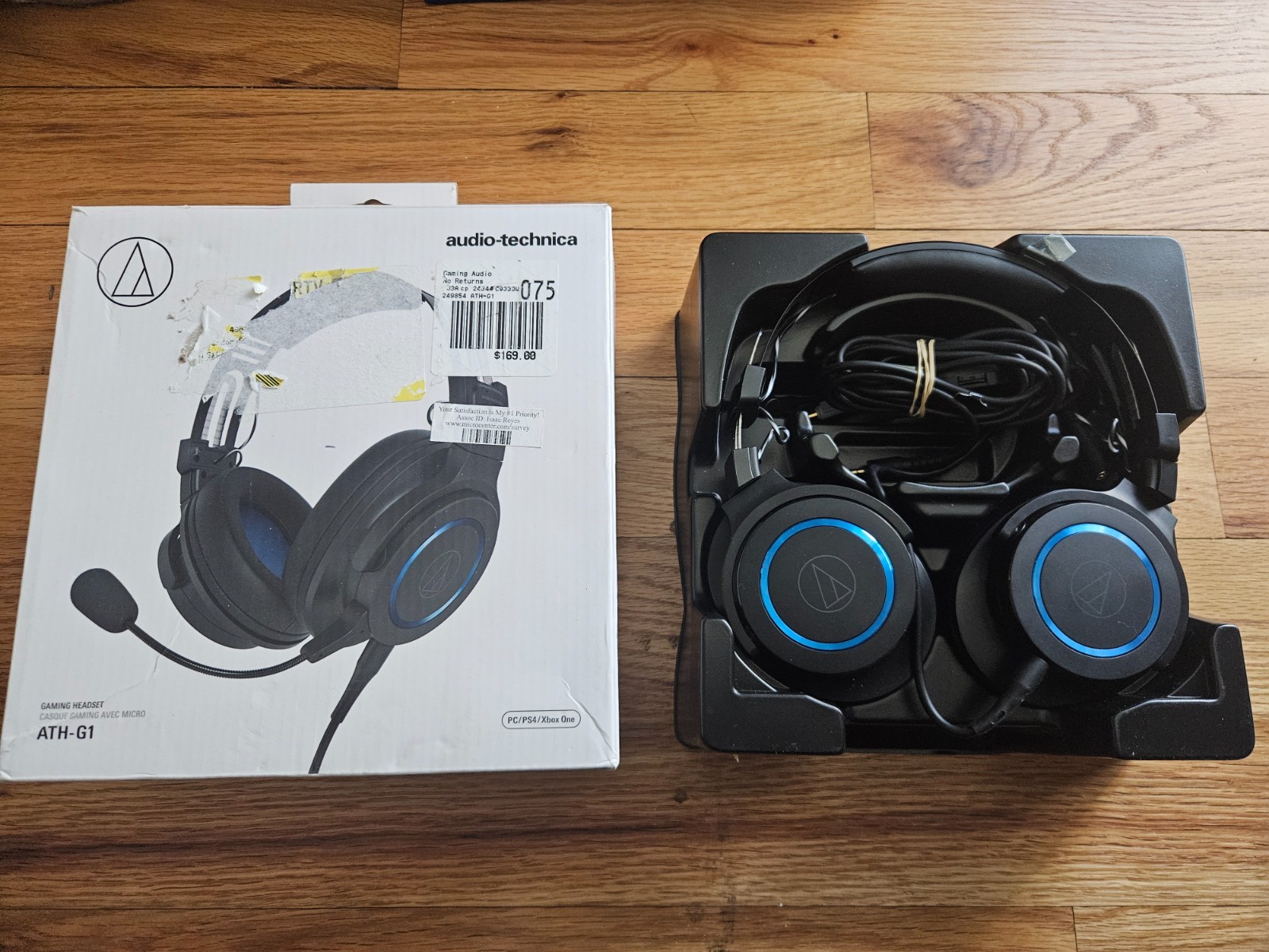 Audio-Technica ATH-G1 - Premium Gaming/Streaming Headphones with Removable Mic