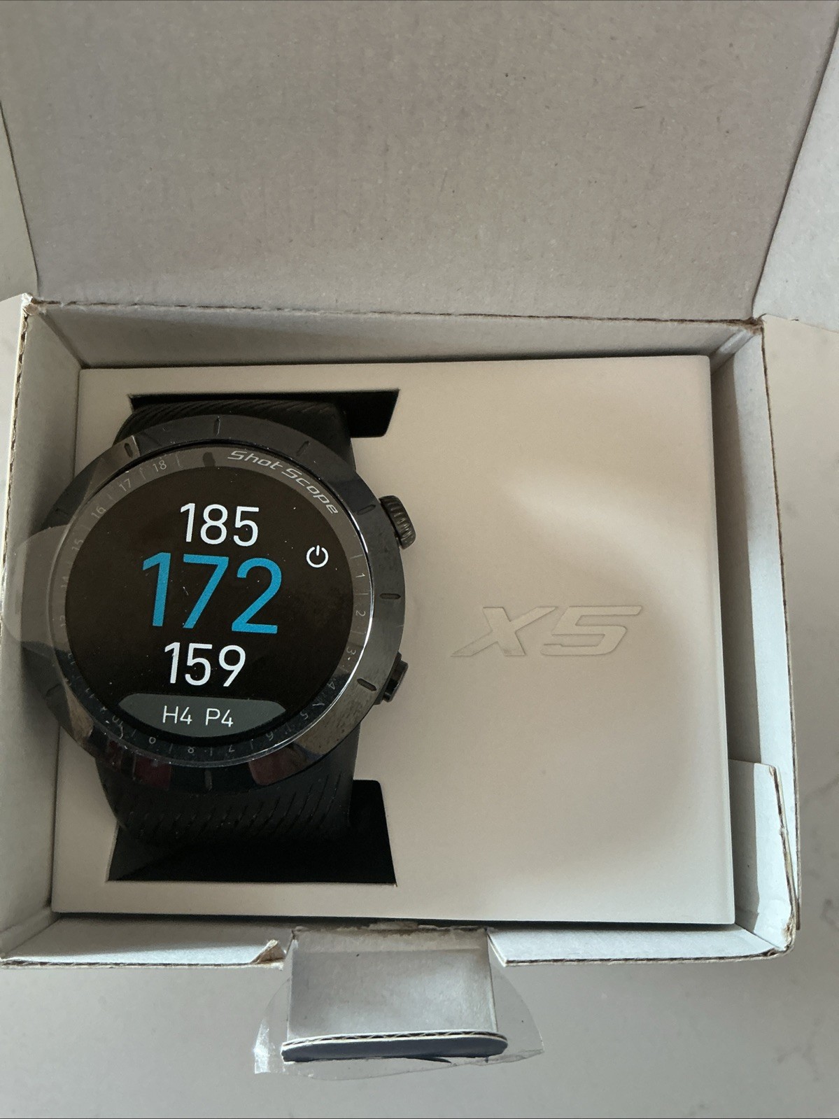 Shot Scope Golf X5 Track GPS Watch Prestige Black