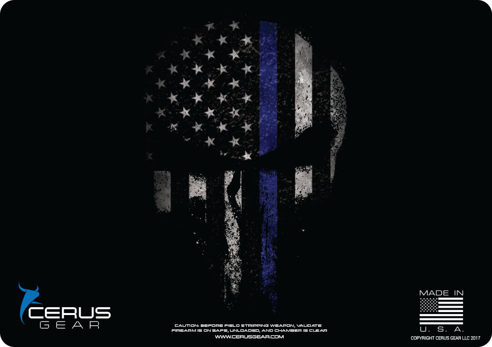 Reaper Police Support  Pro Mat Handgun Gun Cleaning Mat Cerus Gear