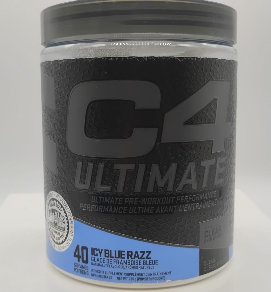 Cellucor C4 ULTIMATE Pre-Workout - 40 Servings - Icy Blue Razz