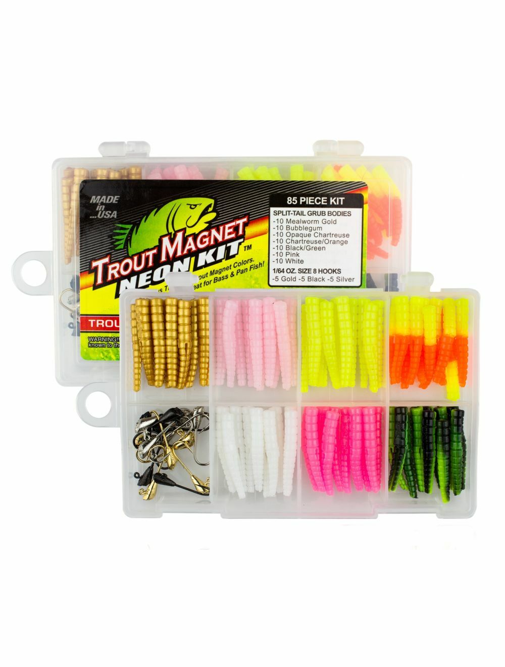 Leland Trout Magnet Neon Kit Freshwater Fishing Kit (Free Shipping within US)