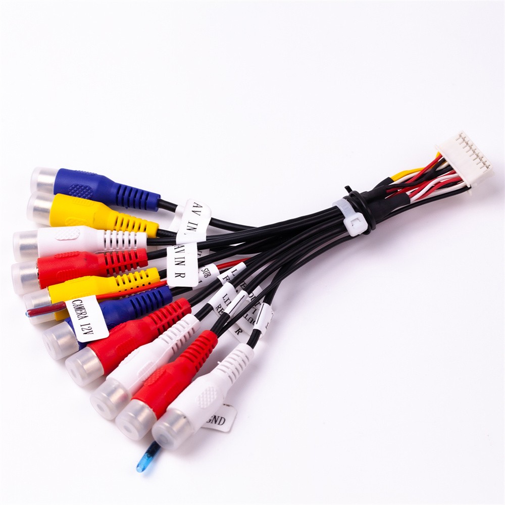 18 Pin Pre-Amp/Video AV Input Output & Camera cable for XDCPA10BT Multimedia